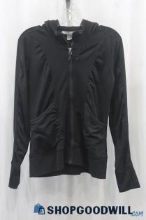 Athleta Women's Black Full Zip Sweater SZ S