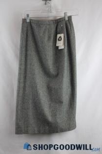 Elements Evan-Picone Black & White Skirt SZ 8