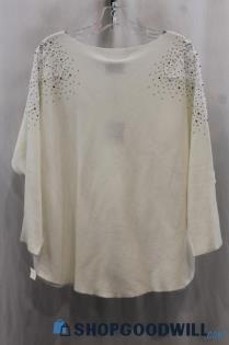 NWT Liv Women's White Sweater SZ XL