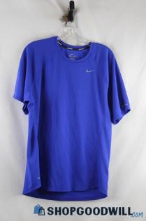 Nike Men's Royal Blue Running Dri - Fit Shirt Sz L