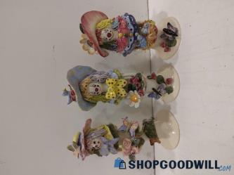 Vintage Clown 3 Figurines