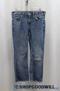 Silver Jeans Women's Blue Wash Slim Bootcut Jean SZ 32x33