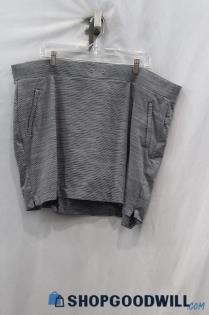 Athleta Women's Gray Straight Skort Sz 1X