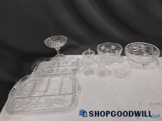 Crystal Bowls Decor Dining Lot