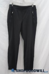 Michael Millers Women's Black Zipper Pocket Ankle Pant sz M