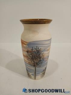 Vintage Sevierville Pottery Smokey Mountain Vase