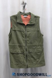 Columbia Womens Olive Green Utility Vest Sz S