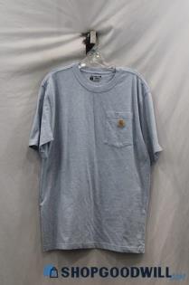 Carhartt Men Blue Front Pocket T-Shirt Sz M