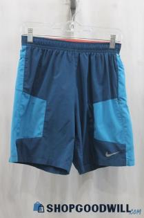 Nike Women's Blue Tech Shorts SZ S