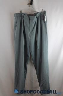 New w/ Tags Van Heusen Mens Gray Traveler Dress Pants 38x32