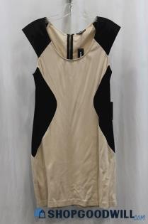 NWT Express Women's Tan/Black Tank Dress SZ 12