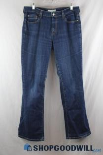 Levi's Women's Dark Wash Blue 515 Bootcut Jeans sz 12M