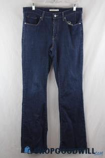 Levi's Women's Dark Wash Blue Bootcut Jeans sz 10