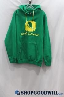 Pennant Men's Green John Dangle Graphic Drawstring Hoodie sz L