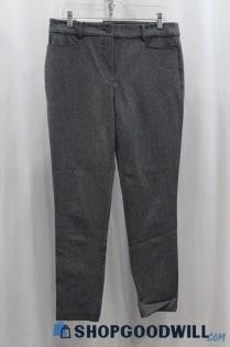 NWT Loft Women's Heather Gray Chino Dress Pant SZ 8