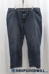 Carhartt Men's Blue Wash Straight Slim Jean SZ 44x30