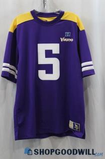 Majestic Men's Purple Vikings Jersey sz L