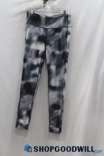 Athleta Women's Black/White Patterned Ankle Legging sz M