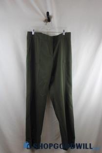 NWT Loft Women's Green Marisa Trousers Sz 12