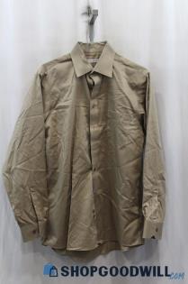 Joseph Abboud Men's Brown Button-Up Shirt Sz 16 34/35