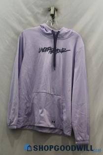 Under Armour Men's Lilac Purple Fleece Lined Pullover Hoodie Sz L