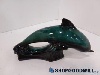 DOLPHIN CERAMIC STATUE FIGURINE