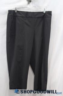 Chico's Women's Black Lightweight Tech Capri Pant sz L/12