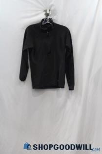 Patagonia Women's Black Quarter Zip Sweater sz M