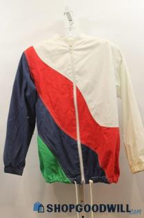 VTG Joyce Sportswear Women's Multicolor Full-Zip Long Sleeve Jacket Size 8