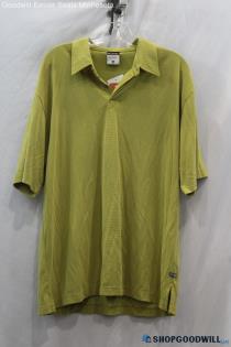 Columbia Men's Green Shirt Sleeve Polo Shirt Sz L