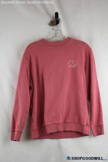 Ivory Ella Women's Pink Logo Graphic Long Sleeve T-Shirt Long Sleeve - Size S