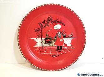 Red Vintage Stoyke Kitchen Tray