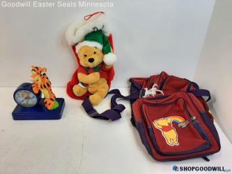 Asstd. Disney Winnie The Pooh Lot With Duffle Bag Clock & Stocking