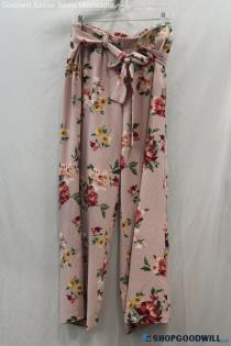 Torrid Women's Pink Floral Print Wide Leg Pants Sz L