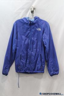 VTG The North Face Women's Blue Windbreaker Jacket Sz M