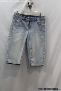 Tommy Bahama Women's Blue Light Washed Bermuda Denim Shorts - Size 6