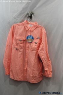 NWT Columbia Women's Pink Button Up Shirt - Size M