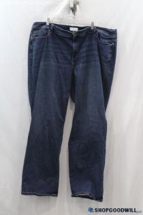 Lane Bryant Women's Blue Mid-Rise Bootcut Jeans sz 28L