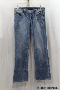 Lucky Brand Women's Blue Wash Straight Leg Jeans SZ 6