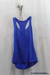 Athleta Womens Heather Royal Blue Racer Back Tank Sz M