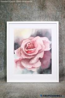 "Rose" Kathryn Mullins Signed Nude Rose Flower Still Life 174/200 Print