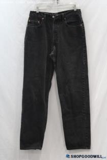 Levi's Men's Weathered Black 550 Relaxed Straight Leg Jeans sz 34x34