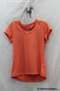 The North Face Women's Orange T-shirt - Size PS