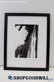 Kilkelly Signed Black/White 'The White Dress' Framed & Matted Photography