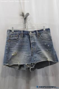 Levi's Women's Blue Wash Denim Short SZ 29