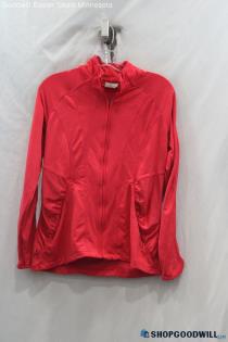 Athleta Women's Red Full Zip Sweater - Size M