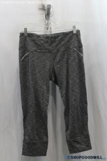 Athleta Womens Heather Gray Capri Pants Sz M