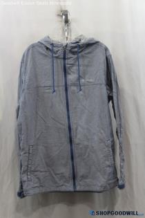 Columbia Men's Heather Blue Full Zip Coat SZ L