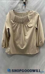 Chico's Women's Beige Shirt - Sz M