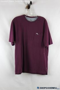 Tommy Bahama Purple Cotton T-shirt - Size M